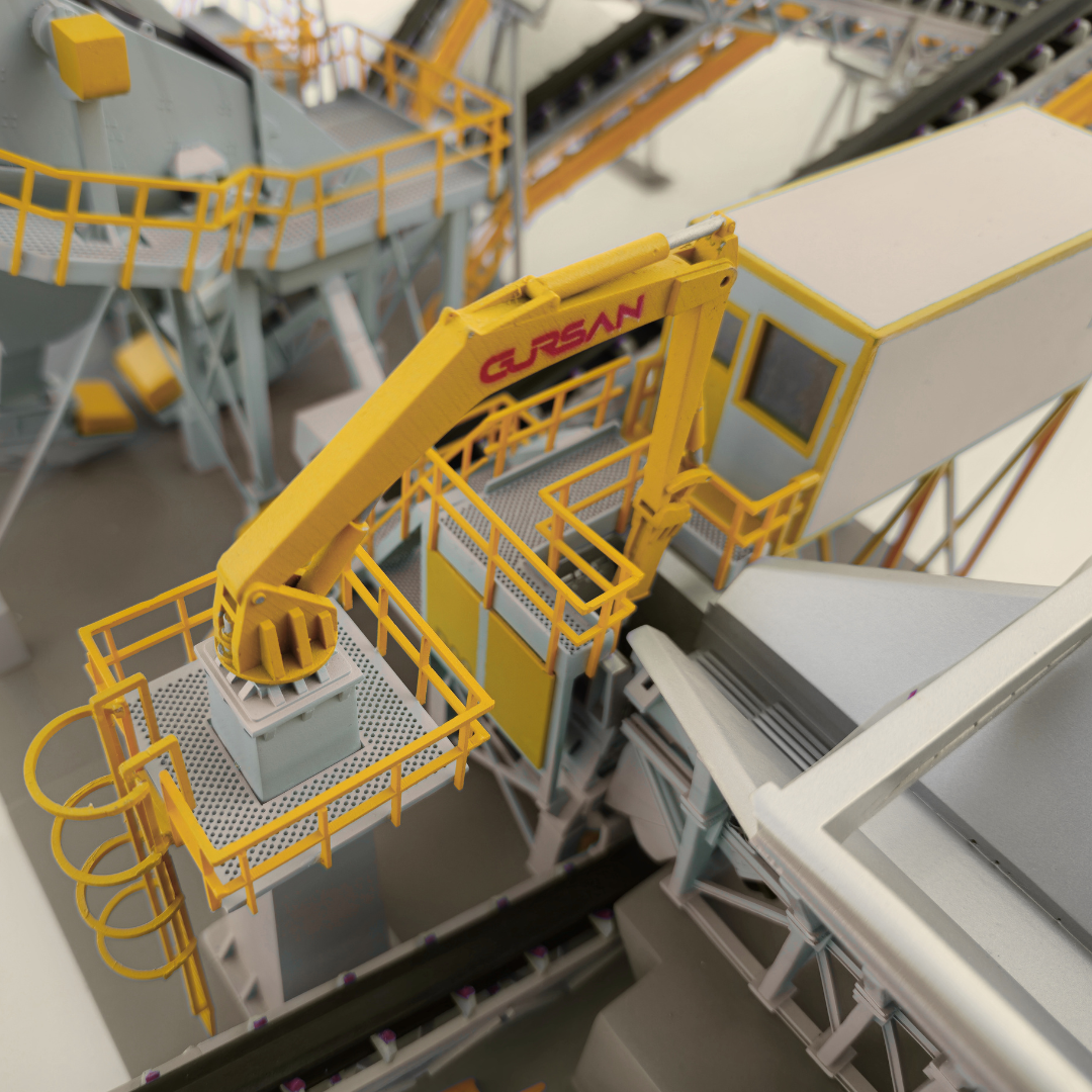 #Bauma2025 #GURSAN #ARIMaquette #MaquetteIndustrielle #ConcassageDePierres #Criblage #SalonProfessionnel #MachinesDeChantier #MaquetteDeSalon #HallB2Stand215