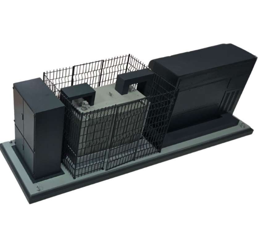 Une maquette physique éclairée et animée de haute précision, réalisée par ARI Maquette pour les exposants du salon WindEnergy Hamburg. Ce modèle combine ingénierie de précision, effets lumineux synchronisés et animations mécaniques réalistes pour max