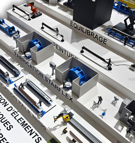 Maquettes physiques personnalisées par ARI Maquette pour le Realty Summit, incluant projets urbains, complexes résidentiels, pôles commerciaux, projets mixtes et initiatives de villes intelligentes. Avec éclairage LED, fonctions animées et ingénierie