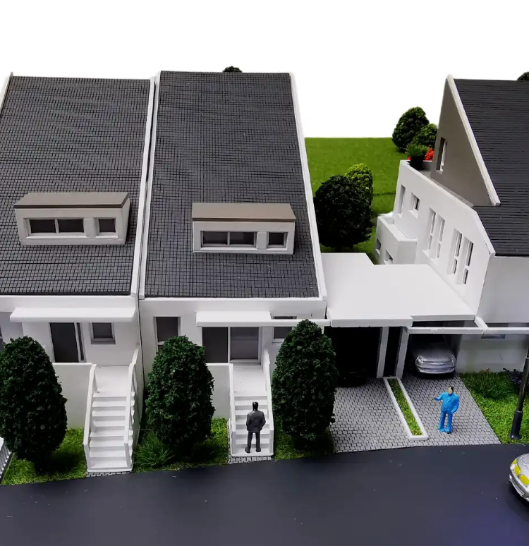 Maquettes animées et éclairées sur mesure réalisées par ARI Maquette pour le SIAL, représentant des complexes agroalimentaires durables, des solutions agricoles intelligentes, l’intégration des énergies renouvelables, des usines de transformation et 