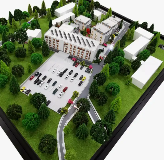 Maquettes physiques sur mesure créées par ARI Maquette pour la SIAL, représentant des complexes alimentaires durables, des systèmes agricoles intelligents, des solutions en énergies renouvelables, des usines de transformation alimentaire et des centr