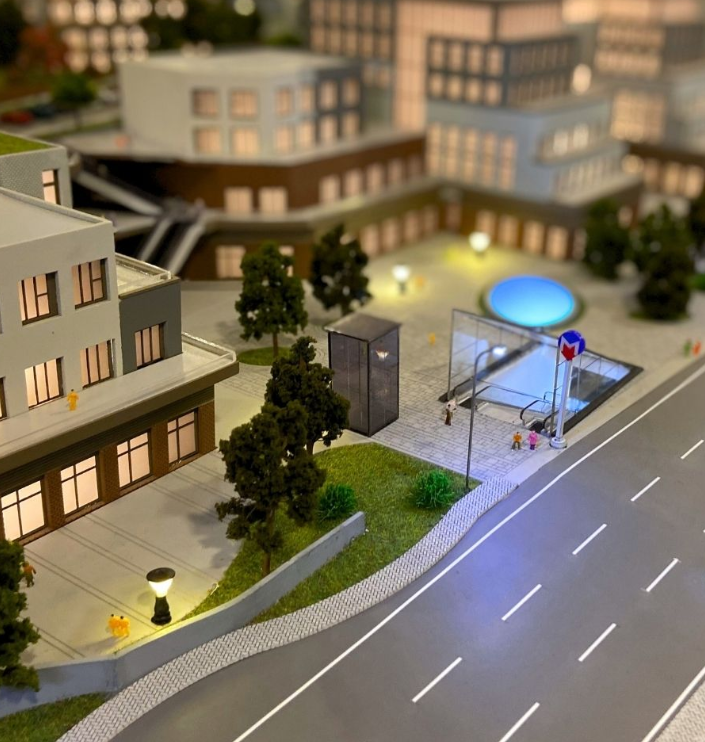 Une maquette architecturale sur mesure conçue par ARI Maquette pour le Travel Expo, combinant éclairage avancé, mouvement et artisanat de haute qualité. Cette maquette illuminée et animée améliore la présentation du projet, attire les visiteurs et re