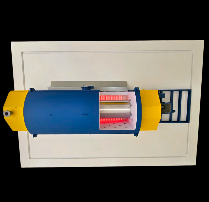 Une maquette d’exposition personnalisée conçue par ARI Maquette pour la Digital School Expo, intégrant éclairage, animation et précision architecturale. Cette maquette physique illustre la convergence entre apprentissage numérique et architecture, sy