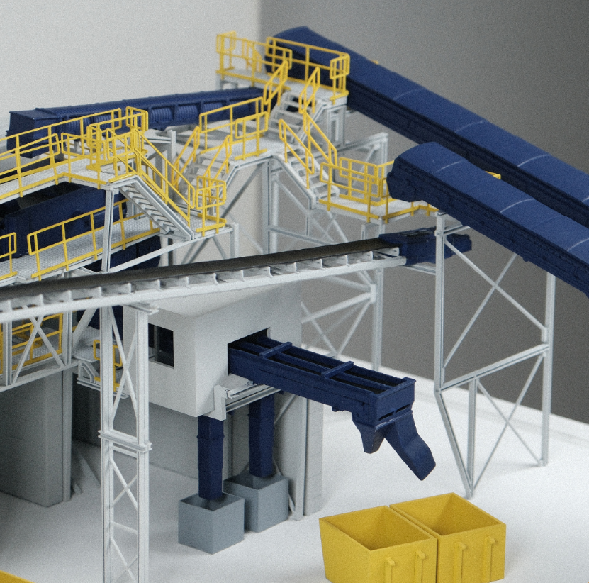 Une maquette architecturale éclairée et animée développée par ARI Maquette pour le IAA Transportation, combinant effets lumineux, mouvements et savoir-faire artisanal exceptionnel afin de représenter l’innovation dans les domaines de la mobilité, du 