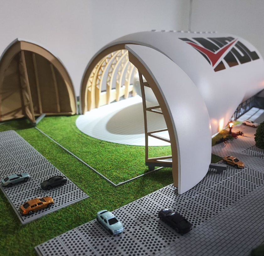 Une maquette architecturale sur mesure conçue par ARI Maquette pour le salon Logistics & Distribution. En associant lumière, mouvement et précision technique, ces maquettes permettent aux visiteurs de comprendre les processus logistiques et de di